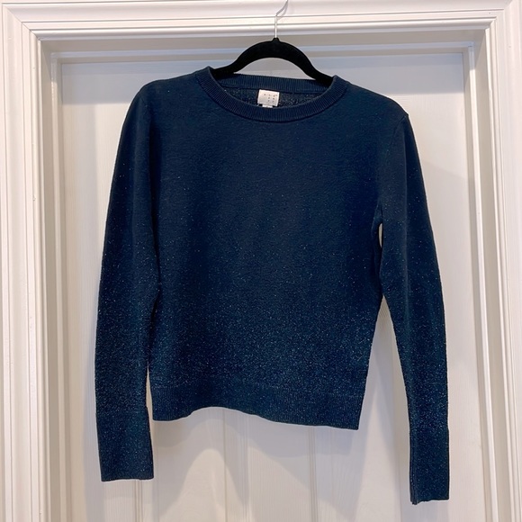 Blue Ombré Sparkle Long Sleeve - Picture 1 of 3